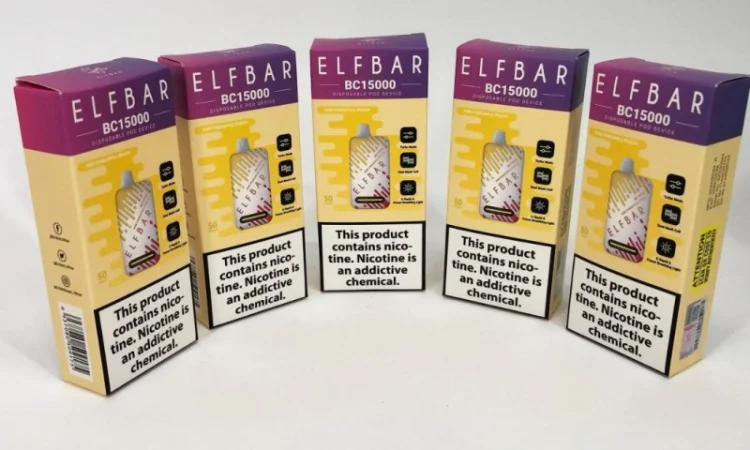 Е-сигарета ELF BAR 5% 15000 тяг, Ківі Ананас Персик - фото № 3