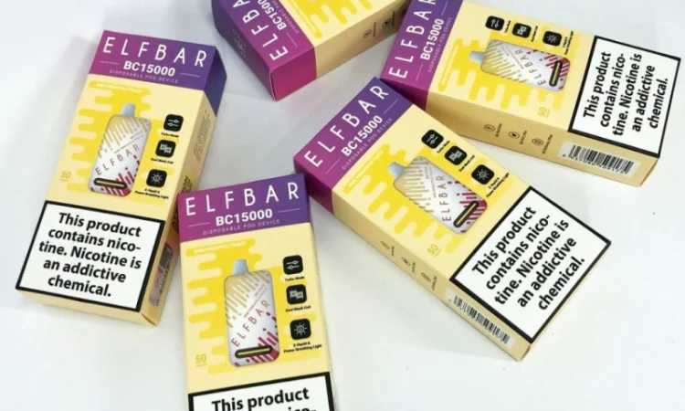 Е-сигарета ELF BAR 5% 15000 тяг, Ківі Ананас Персик - фото № 5