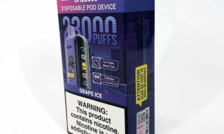 Електрона сигарета ELF BAR 5% 23000 тяг (Льодяний Виноград) - фото № 5