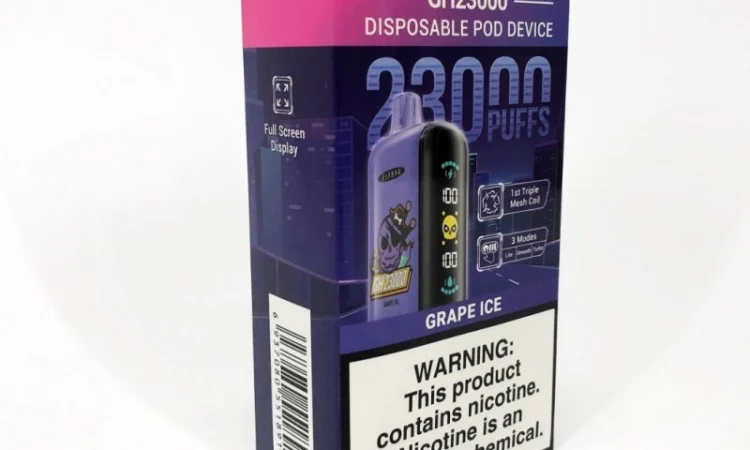 Електрона сигарета ELF BAR 5% 23000 тяг (Льодяний Виноград) - фото № 6