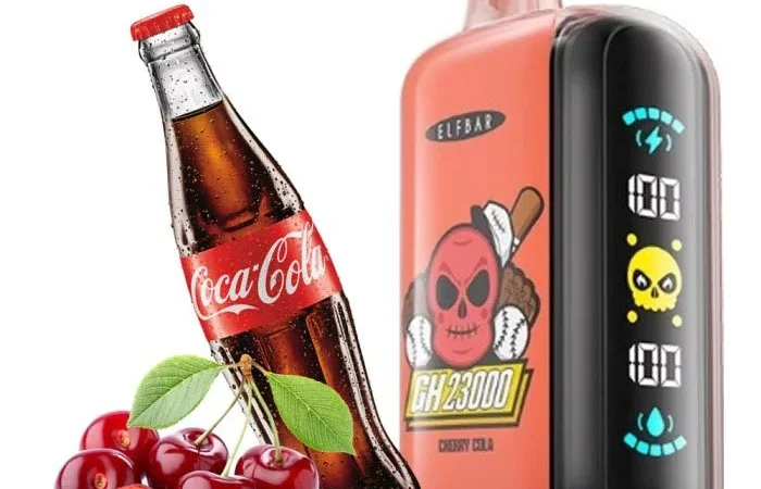 Електрона сигарета ELF BAR 5% на 23000 тяг (Вишня Кола) - фото № 1