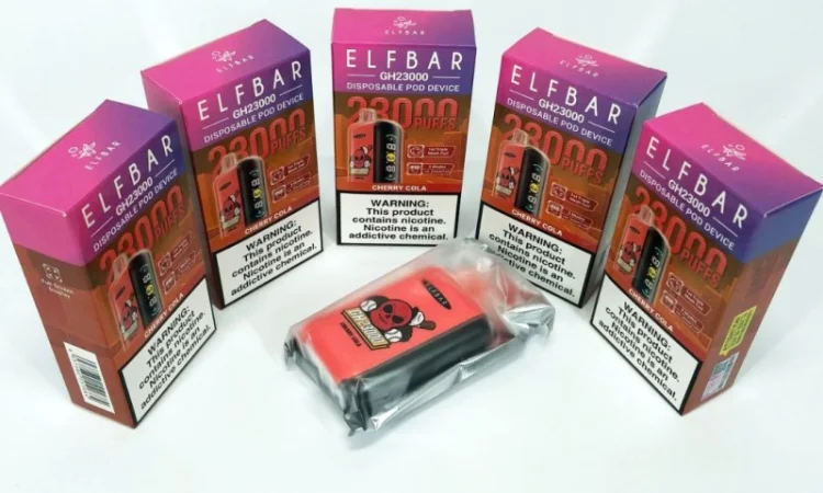 Електрона сигарета ELF BAR 5% на 23000 тяг (Вишня Кола) - фото № 5