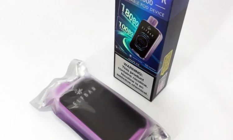 Електронная сигарета ELF BAR 18000 тяг (Виноград-Лёд) - фото № 1