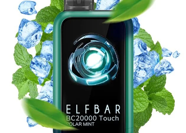 Сенсорна сигарета ELFBAR ВС 20000 тяг • Полярна М'ята • - фото № 1