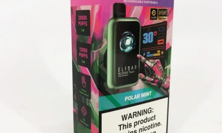 Сенсорна сигарета ELFBAR ВС 20000 тяг • Полярна М'ята • - фото № 3