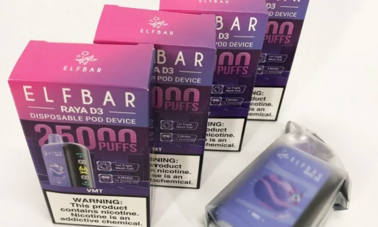 ПОД система ELF BAR Raya 25000 тяг, (Ягоди VMT) - фото № 1