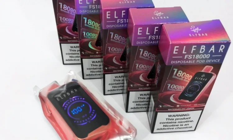 Електрона сигарета ELF BAR 18000 тяг, Кавун-Лимон - фото № 3