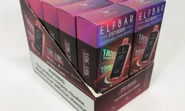 Електрона сигарета ELF BAR 18000 тяг, Кавун-Лимон - фото № 4