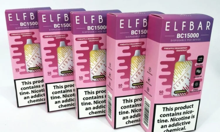 Е-сигарета ELF BAR 5% 15000 тяг, Ананас Драконовий фрукт Грейпфрут - фото № 2