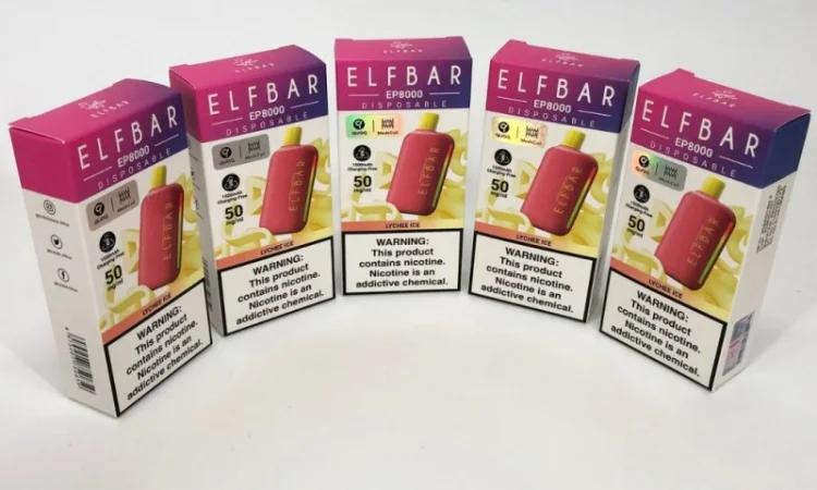 ПОД-система Elf Bar EP 8000 тяг, 5%:::Лічі з льодом - фото № 2