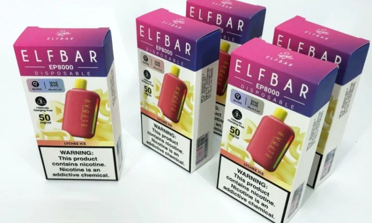 ПОД-система Elf Bar EP 8000 тяг, 5%:::Лічі з льодом - фото № 4