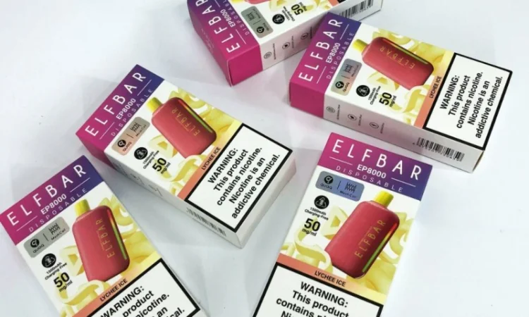 ПОД-система Elf Bar EP 8000 тяг, 5%:::Лічі з льодом - фото № 5