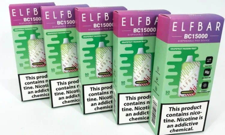 Е-сигарета ELF BAR 5% 15000 тяг, Грейпфрут Маракуя - фото № 2