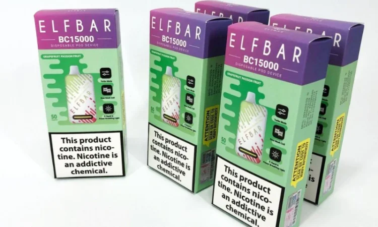 Е-сигарета ELF BAR 5% 15000 тяг, Грейпфрут Маракуя - фото № 4