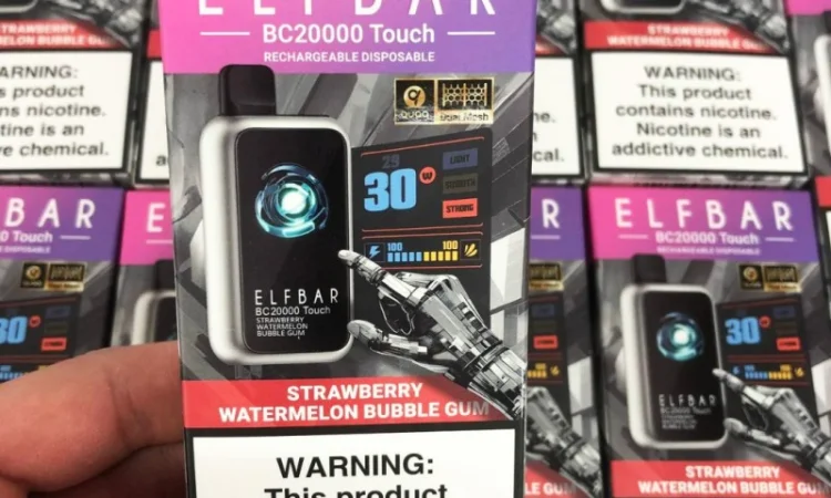 Сенсорна сигарета ELFBAR ВС 20000 тяг (Полунично Кавунова жуйка) - фото № 2