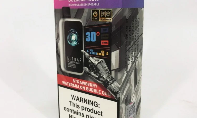 Сенсорна сигарета ELFBAR ВС 20000 тяг (Полунично Кавунова жуйка) - фото № 5