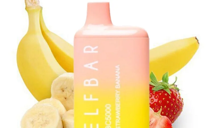 Ел сигарета ELF BAR 5000 тяг Полуниця-Банан 5% - фото № 1