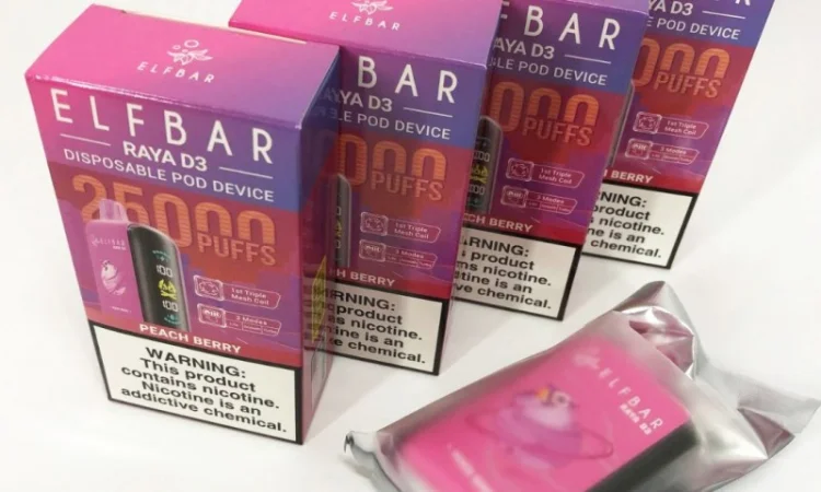 POD система ELF BAR Raya 25000 тяг, (Персик Ягоди) - фото № 1