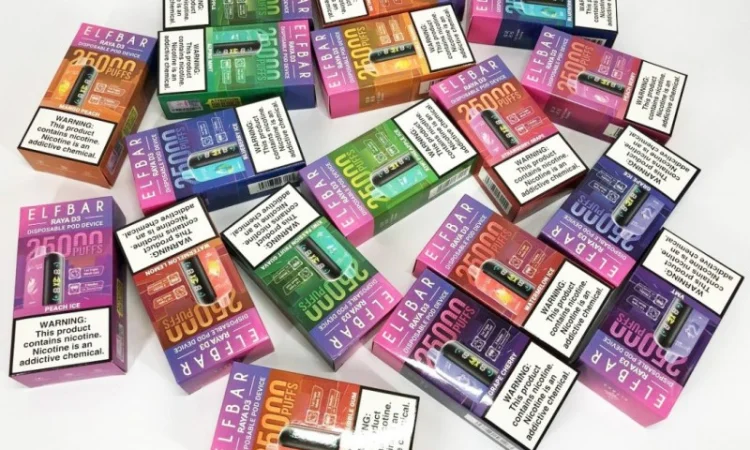 POD система ELF BAR Raya 25000 тяг, (Персик Ягоди) - фото № 5