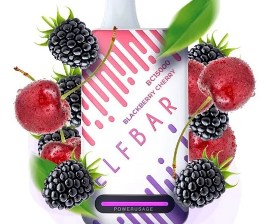 Ел. сигарета ELF BAR 5% 15000 тяг, Ожина-Вишня - фото № 1