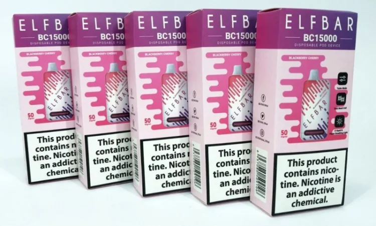 Ел. сигарета ELF BAR 5% 15000 тяг, Ожина-Вишня - фото № 2