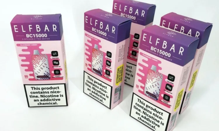 Ел. сигарета ELF BAR 5% 15000 тяг, Ожина-Вишня - фото № 3