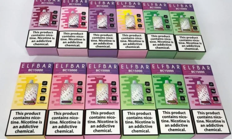 Ел. сигарета ELF BAR 5% 15000 тяг, Ожина-Вишня - фото № 4