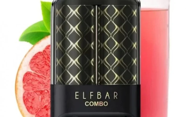 Сигарета з перемиканням смаків ELF BAR 25000 тяг • Рожевий лимонад <=> Грейфрут • - фото № 1