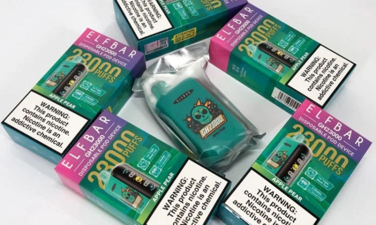 Електрона сигарета ELF BAR 5% на 23000 тяг (Яблуко Груша) - фото № 4