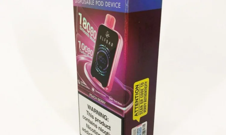 ПОД-система ELF BAR FS 18000 тяг 5%. Персик Ягоди - фото № 4