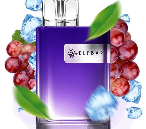 Сигарета ELFBAR CR 8000 тяг, 5% (Виноград з льодом) - фото № 1
