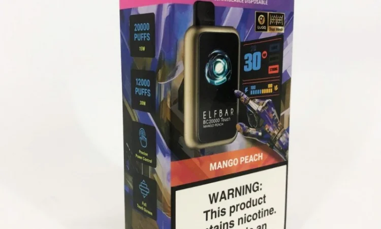 Сенсорна сигарета ELFBAR ВС 20000 тяг (Манго - Персик) - фото № 2