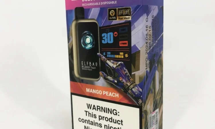 Сенсорна сигарета ELFBAR ВС 20000 тяг (Манго - Персик) - фото № 4