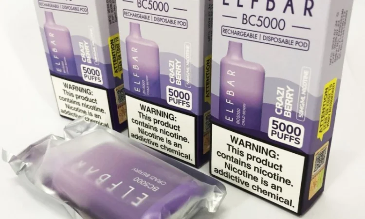 Ел сигарета ELF BAR 5000 тяг Шалені Ягоди 5% - фото № 1