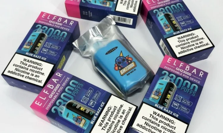 Електрона сигарета ELF BAR 5% на 23000 тяг (Синя Малина) - фото № 5