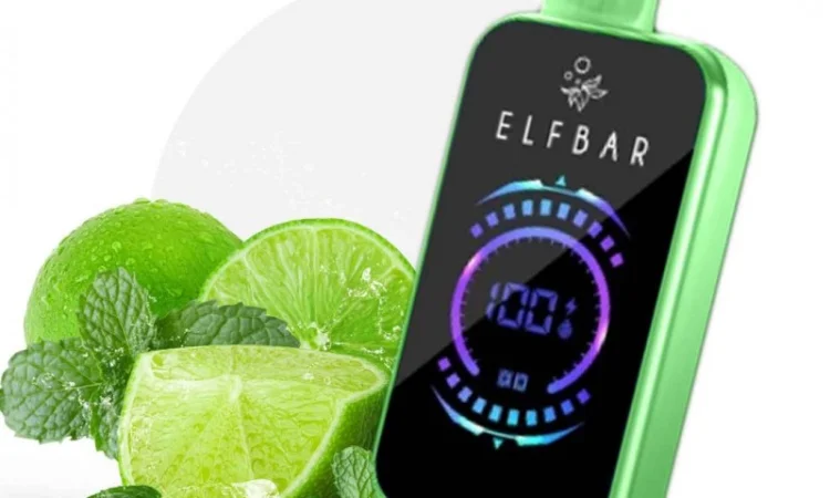 Електронная сигарета Elf Bar Raya 20000 (Лимон-Мята) - фото № 1