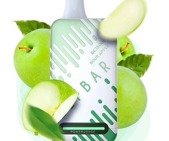 Ел сигарета ELF BAR 5% 15000 тяг Кисле Яблуко - фото № 1