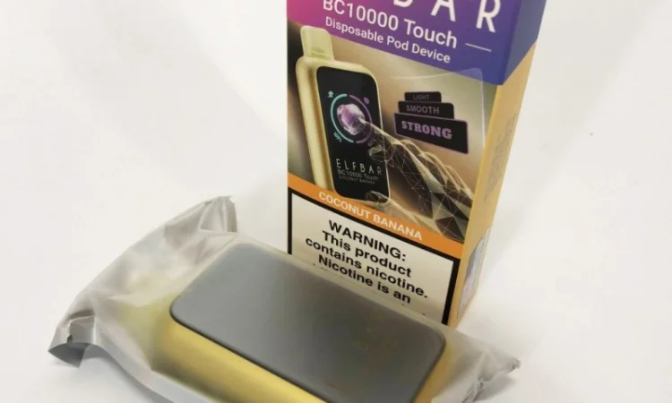 Електрона сигарета Elf Bar BC10000 сенсорна (Кокос Банан) - фото № 3
