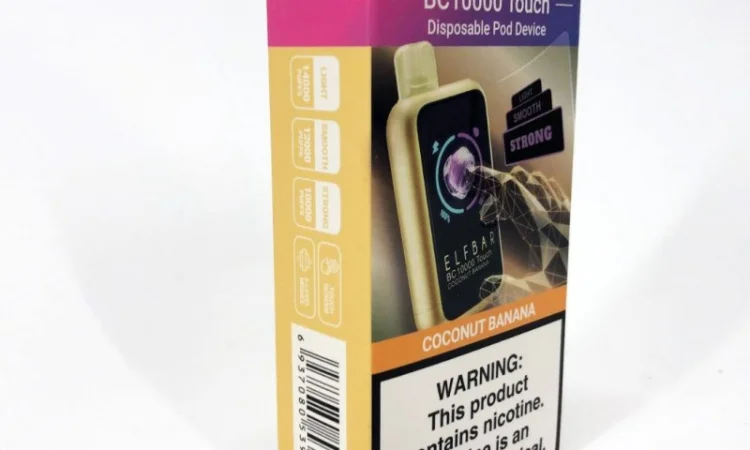 Електрона сигарета Elf Bar BC10000 сенсорна (Кокос Банан) - фото № 4