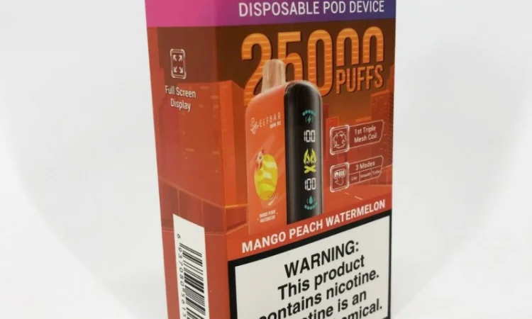 Манго•Персик•Кавун ••• Сигарета ELF BAR 25000 тяг - фото № 2