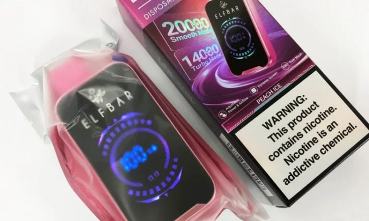 Електронная сигарета Elf Bar Raya 20000 (Персик) - фото № 1