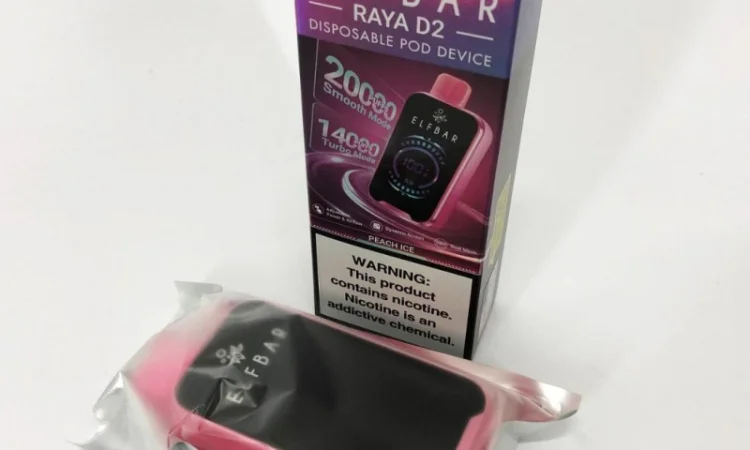 Електронная сигарета Elf Bar Raya 20000 (Персик) - фото № 2