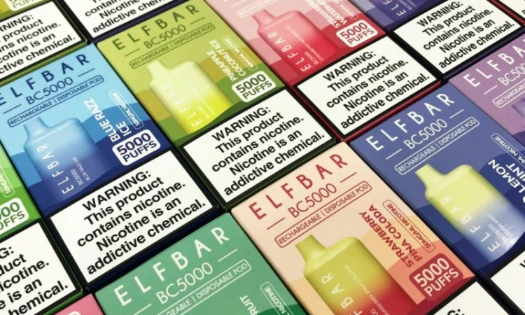 Електрона сигарета Elfbar BC 5% 5000 тяг • Сакура-Виноград • - фото № 6