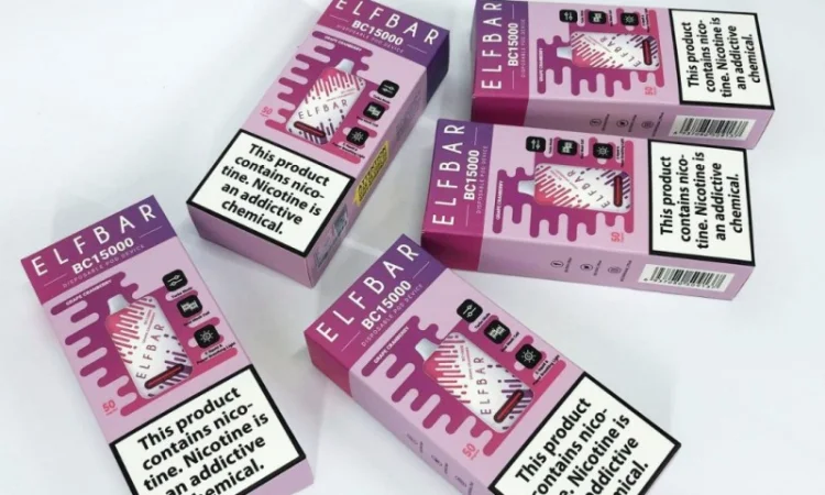 Е-сигарета ELF BAR 5% 15000 тяг, Виноград Журавлина - фото № 5