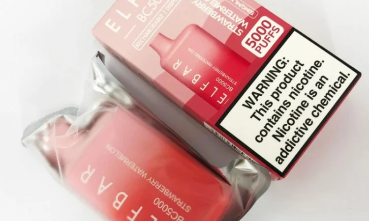 Електрона сигарета ELF BAR BC 5000 тяг (Полуниця-Кавун) 5% - фото № 2