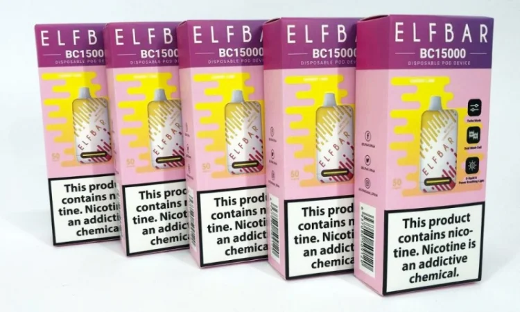 Ел. сигарета ELF BAR 5% 15000 тяг, Вишня-Лайм - фото № 2