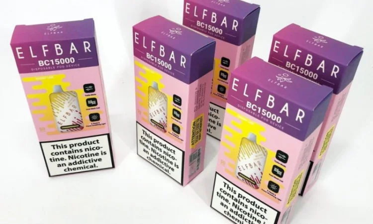 Ел. сигарета ELF BAR 5% 15000 тяг, Вишня-Лайм - фото № 4