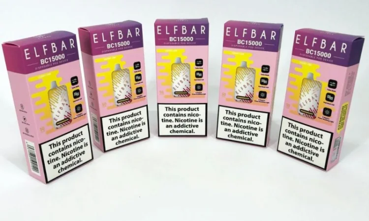 Ел. сигарета ELF BAR 5% 15000 тяг, Вишня-Лайм - фото № 5