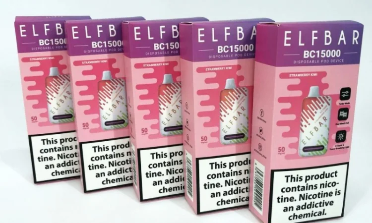 Е-сигарета ELF BAR 5% 15000 тяг, Полуниця Ківі - фото № 2