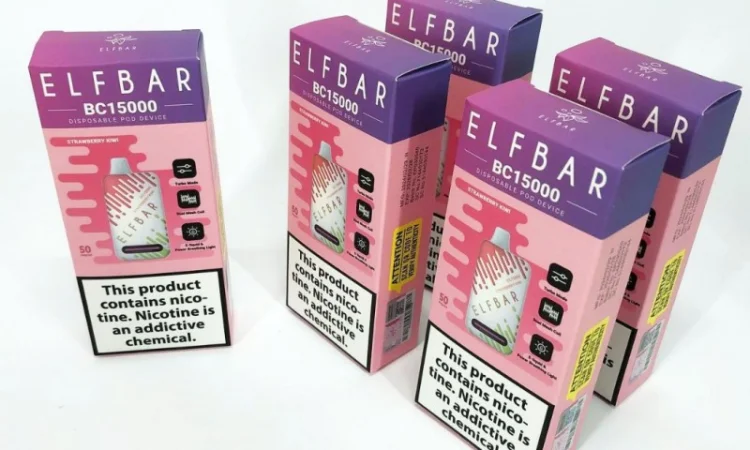 Е-сигарета ELF BAR 5% 15000 тяг, Полуниця Ківі - фото № 4